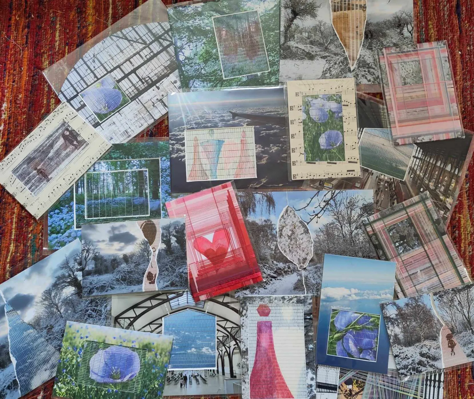                Mine første 20 Heart Art færdige til udstillingen  www.worldwide i Den Haag, NL. 2024